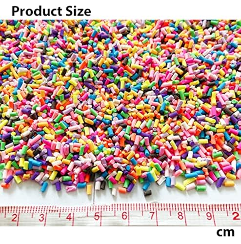EHOPE 50g Fake Sprinkles - Resin Clay Sprinkles For Nail Art, DIY Crafts, Fake Cakes (Red Round Slices) - View #8