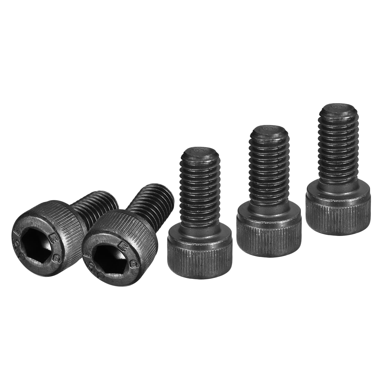 DTGN M8x16mm Socket Head Cap Screws Bolts, 40Pcs 12.9 Grade Alloy Steel, Metric Machine Hex Socket Screw, Hex Drive, Black Oxide Finish, UNC Coarse Thread Fully Threaded