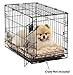 MidWest Homes for Pets XXS QuietTime Deluxe Mocha Ombré Swirl Plush Pet Bed, Machine Washable, Non-Skid Bottom, Soft Crate Mat for 18-inch Crates