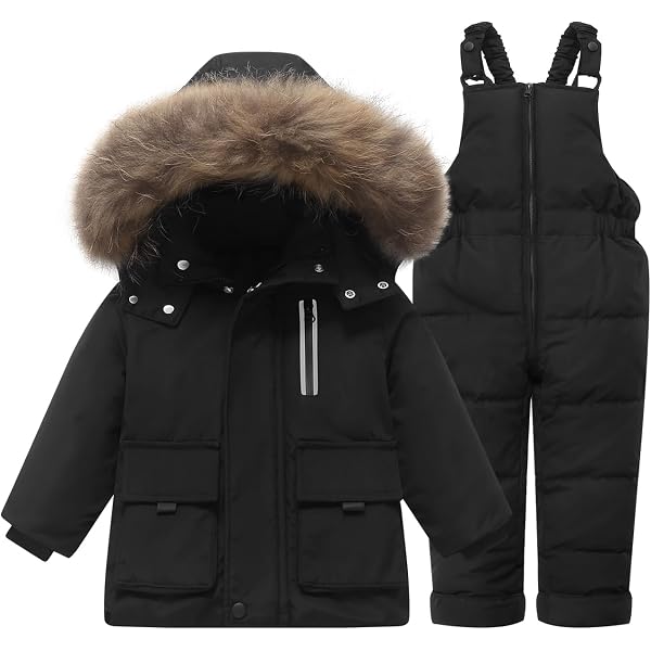 Ding-dong Baby Boy Girl Winter Hooded Puffer Jacket Snowsuitnavy6 12m