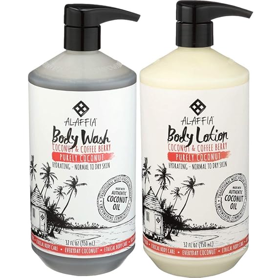 Alaffia Coconut & Coffee Berry Purely Coconut Value Set