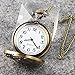 Train Copper Dangle Pendant Quartz Pocket Watch
