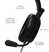Stealth C6-100 Gaming Headset Green Multi Platform 40mm Drivers view 5