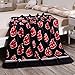 SSJ Anime Naruto Red Single Cloud Coral Blanket Swirl Akatsuki Soft Warm [59×47inch] (pattern1)