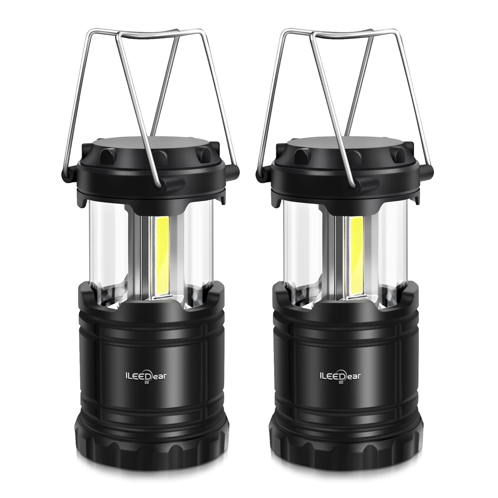 Photo 1 of *** ONE**
ILEEDear LED Camping Lantern, Battery Operated Lights, Adjustable Brightness for Camping, Emergencies, Power Outages, Outdoor Collapsible Lanterns, 2 Pack