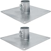 TPSHKE Dock Hardware Galvanized Steel Base