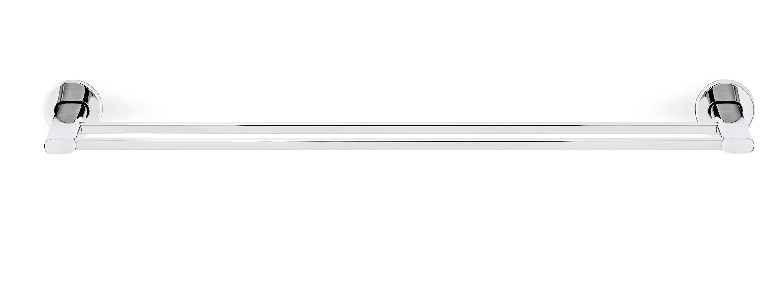 Blomus Twin Towel Rail, Polished, Stainless-Steel, Silver, H 6 cm, B 69 cm, T 15 cm
