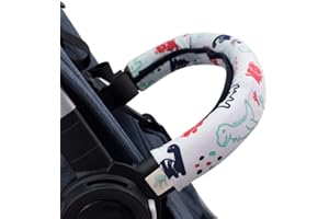 JYOKO Kids Covers Handle, Covers Railing for Stroller (Dino Party, Regular)