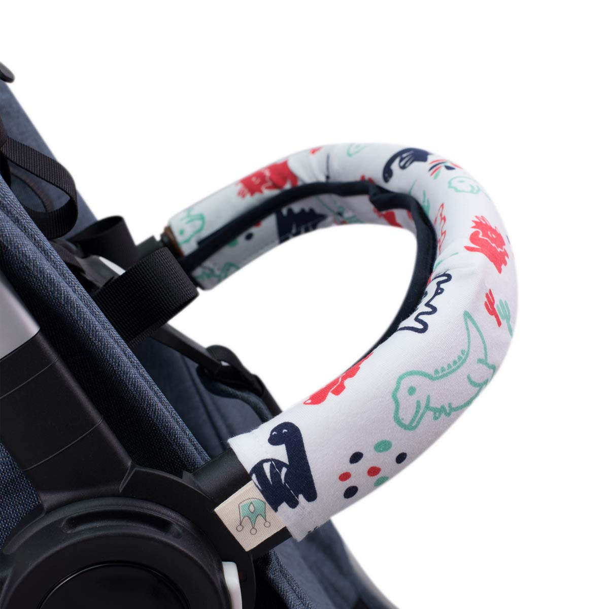 JYOKO Kids Covers Handle, Covers Railing for Stroller (Dino Party, Individual)