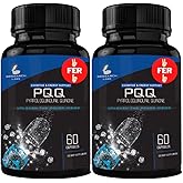 Research Labs Ultra High Purity 20mg PQQ Capsules, 120 Capsules. Pure, Concentrated High Bioavailability. Pyrroloquinoline Quinone Supplement ATP Energy, Heart, Cognitive Support Nootropic