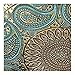 IMAX Paisley Glass Bowl – Decorative Bowl with Elegant Design, Food Safe, Graceful Motif. Decorative Accessories