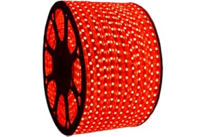 XUNATA AC 110-120V Flexible LED Strip Lights, 60 LEDs/M Waterproof 5050 SMD LED Rope String Light for Party Home Outdoor Indo