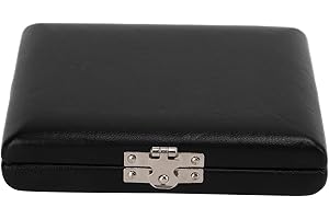 Oboe Reeds Case, PU Leather Reeds Holder Storage Box for 6 Oboe Musical Instrument Accessories