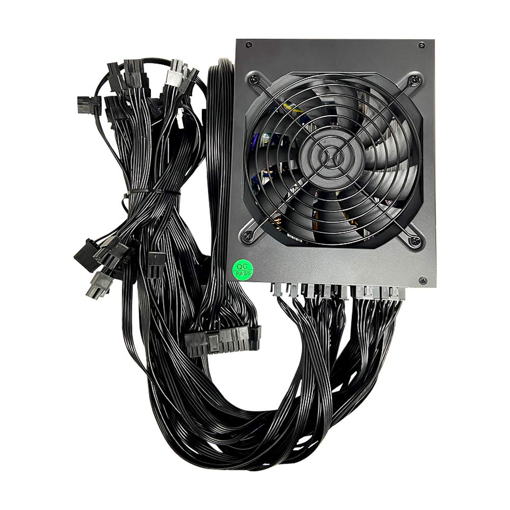 Buy Mining Rig ETH Ethereum 1600W Power Supply Support 8 GPUs GPU