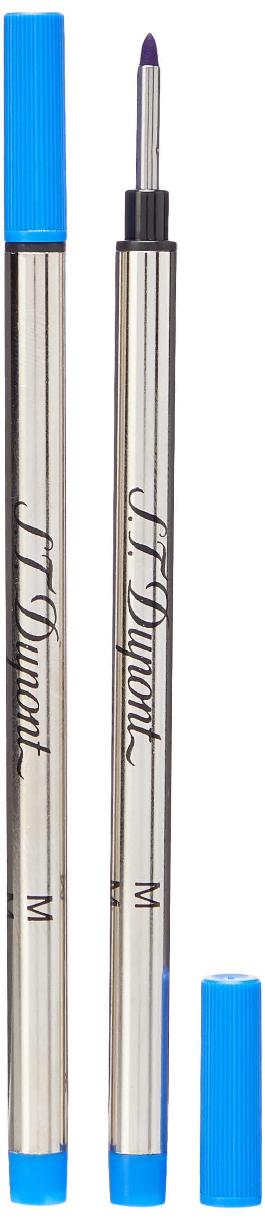 S.T. Dupont Medium Fibre Tip Refill - Blue (Pack of 2)
