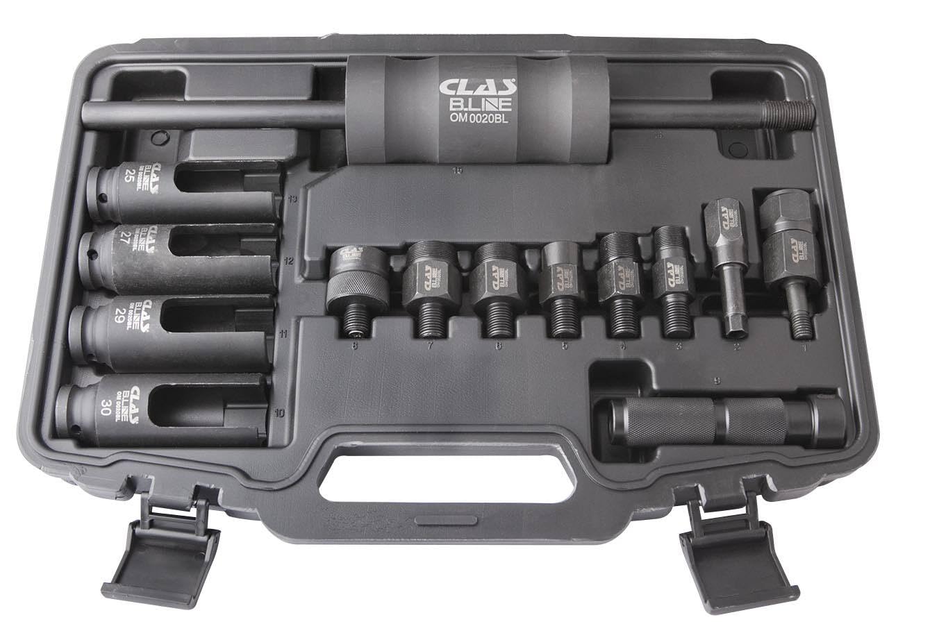 14 Piece Slide Hammer Set + Injector Extractor Adaptors