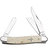 Case XX WR Pocket Knife Smooth Natural Bone Medium