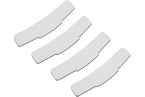 HFM Priest Collar Tab Insert for Clergy Minister Shirt (Set of 4) White