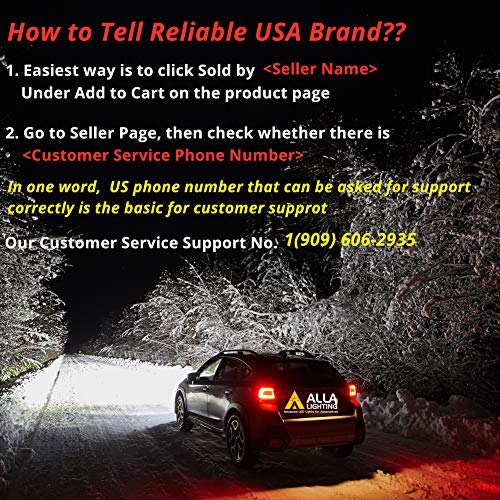 image for Alla Lighting 3800lm Xtreme Super Bright 2504 PSX24W LED Foglight Bulb