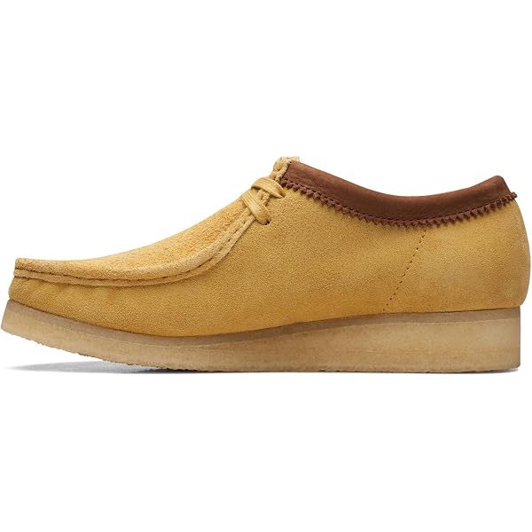Clarks Wallabee Evo Oxford masculino, Camurça areia escura, 40