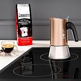 Bialetti Venus Induction 6 Cup Copper Coffee Maker view 3