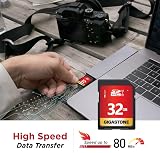 Gigastone 32GB SD Card UHS-I U1 Class 10 SDHC Memory Card view 4
