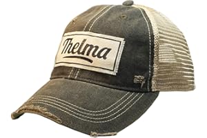 Vintage Life Funny Hats for Women and Girls, Distressed Trucker Baseball Cap with Sayings