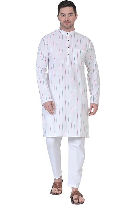 Amazon Vestito Indiano Uomo For Men Abito Kurta Uomo In Cotone Per