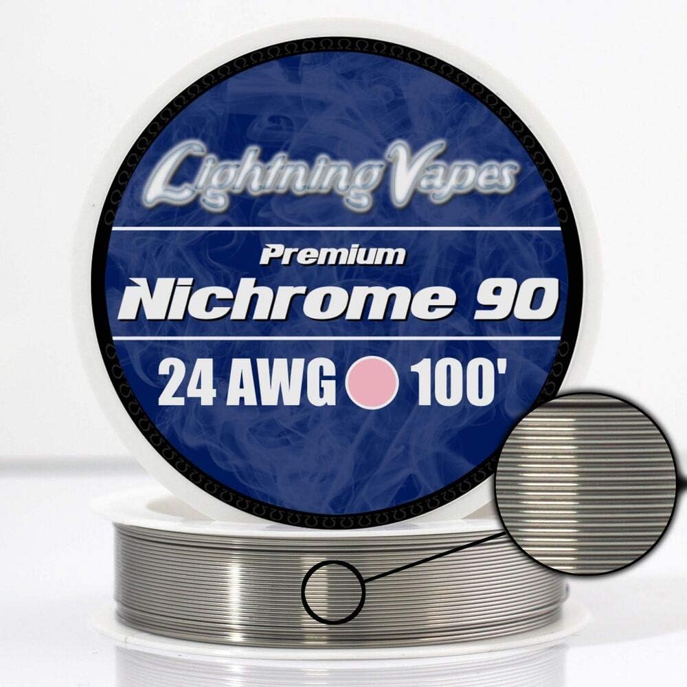 Nichrome 90 Competition Wire 100' - N90 Wire 24g GA 0.51 mm 100 ft 24 AWG