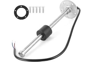 Fuel Sending Unit, Universal Fuel Sensor Water Fuel Level Sender IP67 for Marine Boat Truck 0‑190ohms EU Standard(250mm)