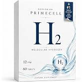 PrimeCell H2 Molecular Hydrogen Water Tablets with Magnesium, 60 Count | DAILY ANTIOXIDANT &amp; CELLULAR SUPPORT &ndash; Supports natural antioxidant defenses and everyday cellular wellness.
