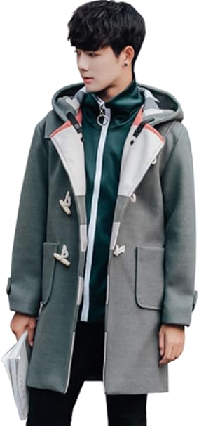 Amazon グードコ 秋冬 ダッフルコート ロングコート チェスターコート メンズ ラシャコート 厚手 大きいサイズ メルトン 防寒コート 定番 フォーマル カジュアル コート ジャケット 通販