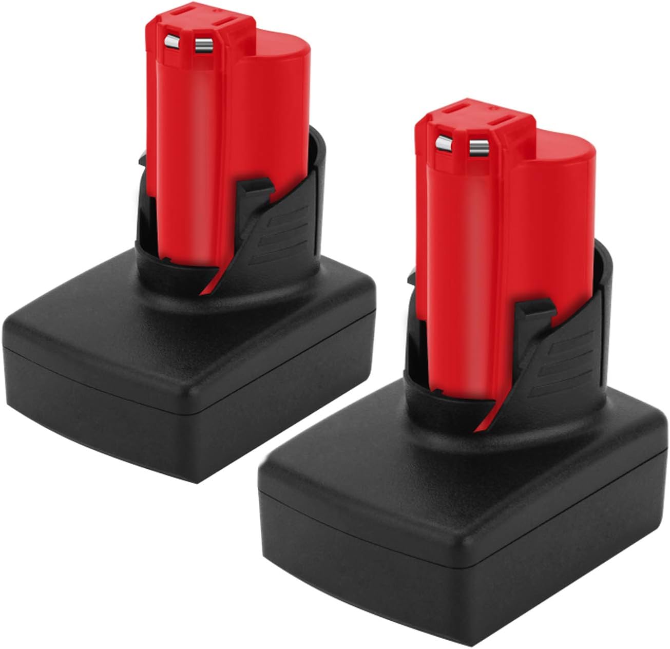 CREABESTNew 2Pack 5.0Ah Replacement Battery for Milwaukee 12V M12 48-11-2411 48-11-2460 48-11-2420 48-11-2440 Battery Lithium