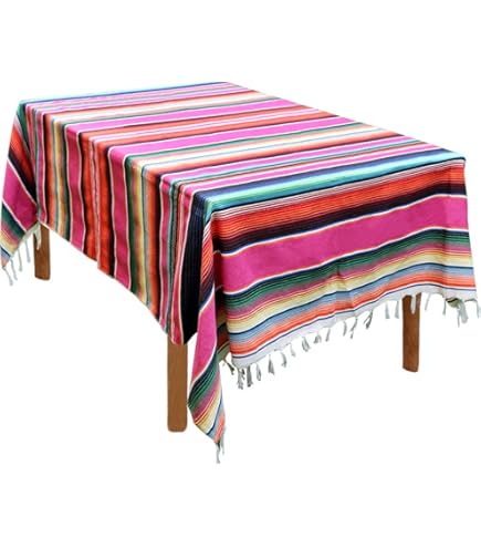 Qyeahkj Antel Exicano De 57 X 79 Pulgadas, Anta De Serape Exicano