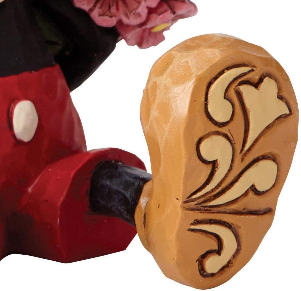 Disney Traditions Jim Shore Mickey With Flowers Mini Figurine, Multi-colour, 5 x 5.5 x 7 cm - Image 5