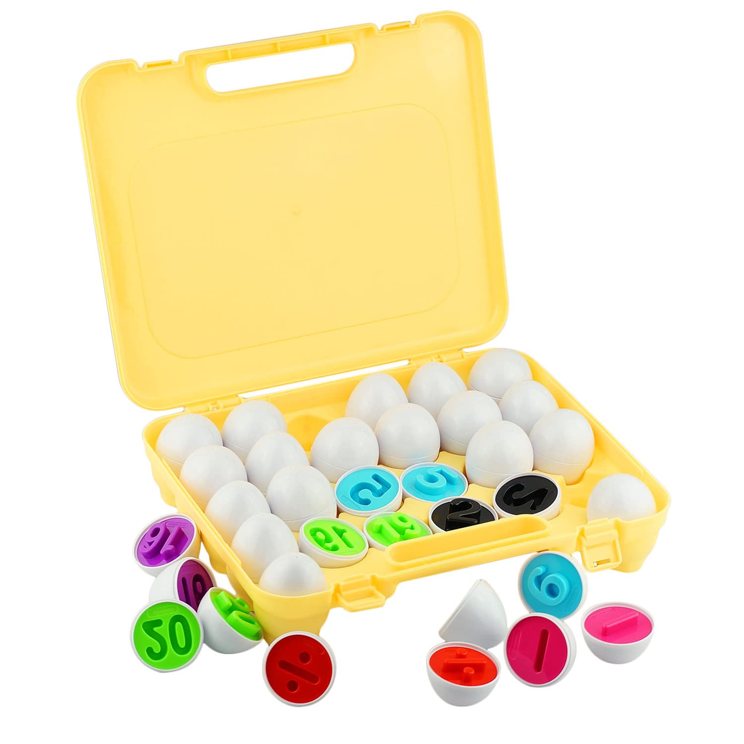 Dimple 26 Match and Play Numbers and Math Egg