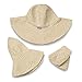 Wallaroo Hat Company Women’s Scrunchie Sun Hat – UPF 50+ Sun Protection, Packable and Adjustable Sizing for Medium Crown Sizes – Sun-Smart Hat for Travel, Poolside, Everyday (Natural/Brown Dots)
