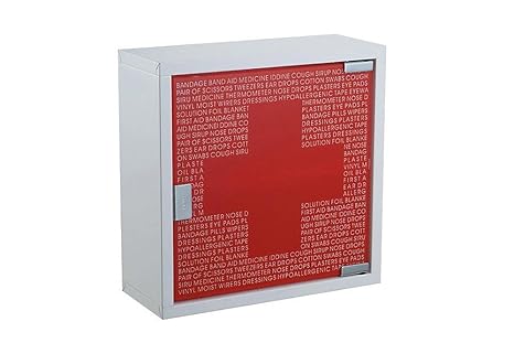 Design Medizinschrank Apothekerschrank Arzneischrank aus Edelstahl mit