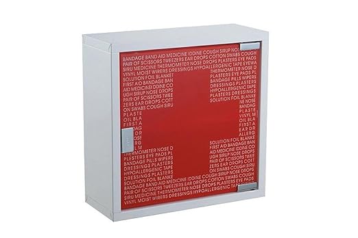 Design Medizinschrank Apothekerschrank Arzneischrank aus Edelstahl mit