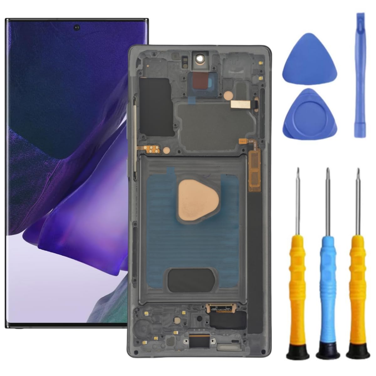 Photo 1 of ***PHONE MODEL DIFFERS UNSURE WHICH EXACT MODEL*** ZTOOYO AMOLED for Samsung Galaxy Note 20 5G Screen Replacement for Samsung Note 20 Screen Replacement with Frame SM-N981 N981u N981a N981w LCD Display digitizer Touch Screen Assembly 6.7 inch Black