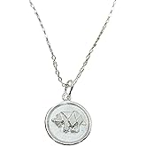 Jamber Jewels Origami Bear DISC Necklace in Sterling Silver with 16 Inch Chain
