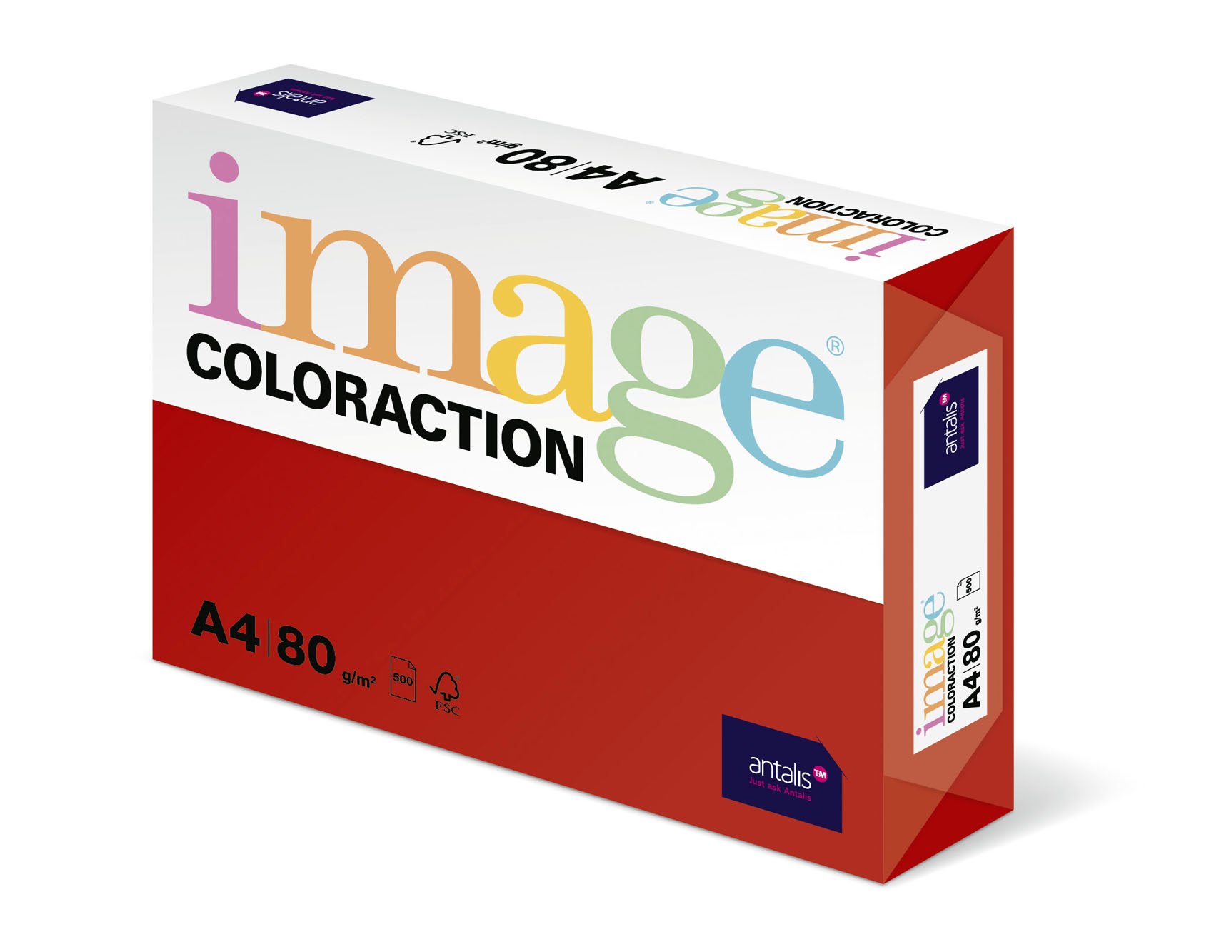 Image Coloraction Deep Red (Chile) A4 210x297mm 80gm2 fsc4 500sh/RM 5rm/BX
