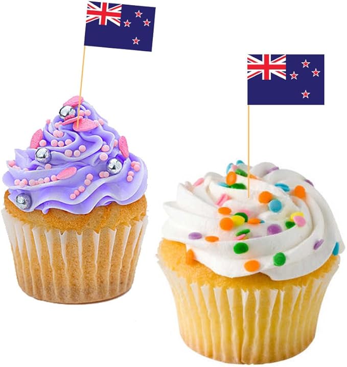 Kiwi Cupcake Flags New Zealand/Baking/Decoration/Decorative Cake