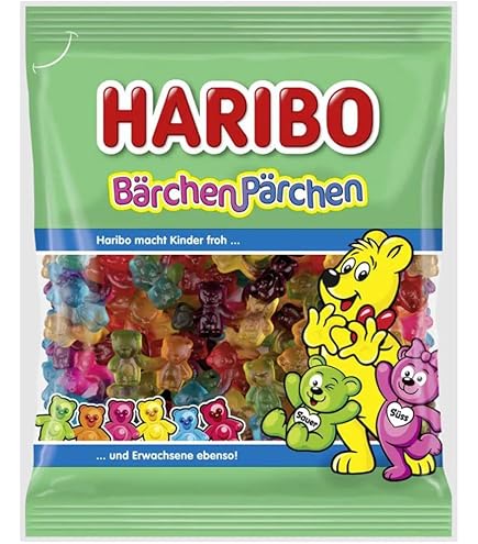 Haribo Rainbow Fizz, Gummy Bears, Wine Gum, Fruit Gum, Sour, 175 g