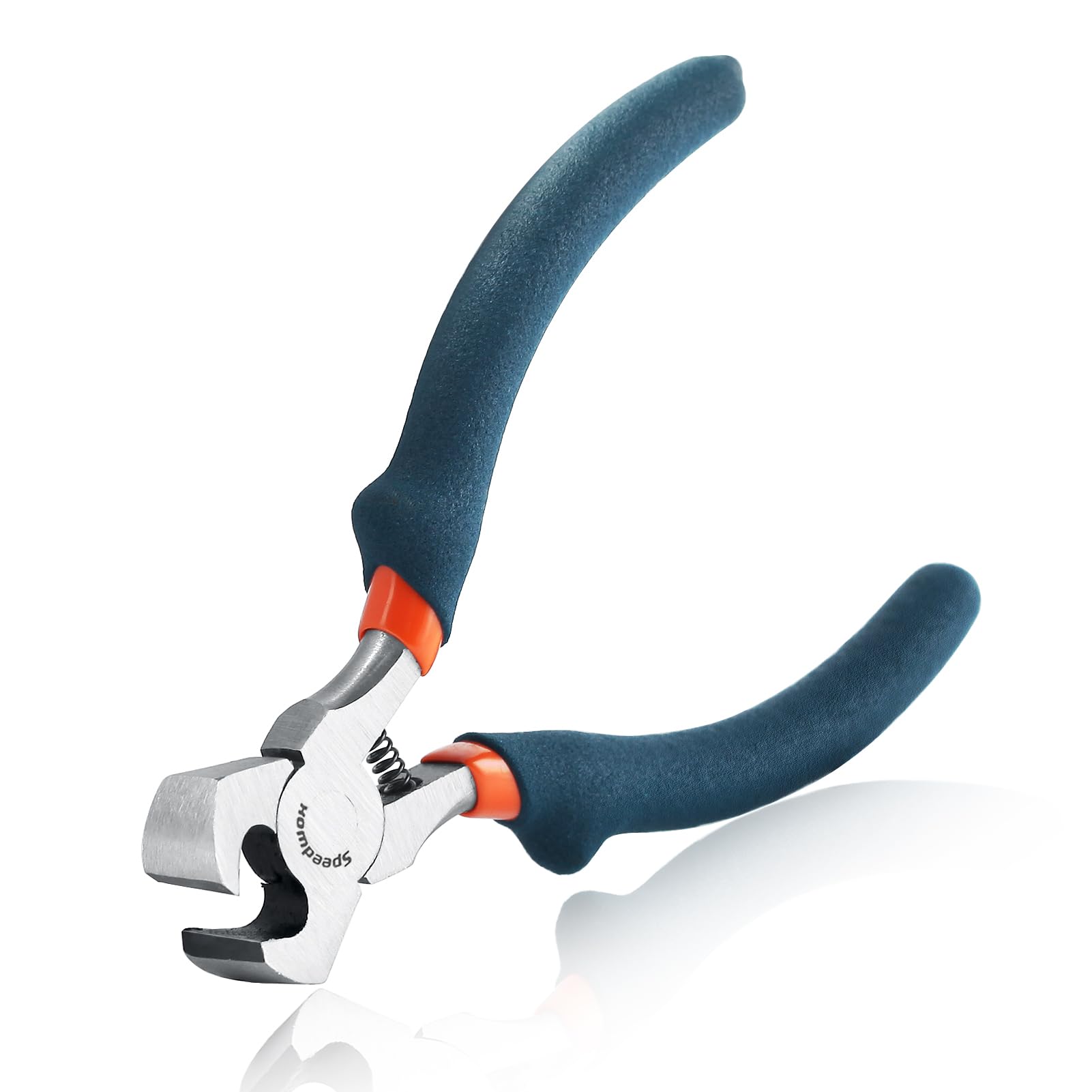 SPEEDWOX Mini End Cutting Pliers 4 Inches End Nippers Small Jewelry Making Pliers Convex Shoulder Thin Precision Wire Cutters Fine Pliers Micro Shoes Repair Tool Pull Nails Beading Hobby Work Craft