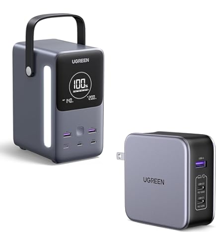 UGREEN ポータブル電源 48,000mAh 300W Amazon.com: UGREEN 300W 48000mAh Power Bank Bundle with 3.3