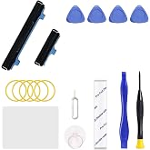 Power On Off Volume Button for Galaxy Note 10 (Black) | 100% original size, perfect match, same color, includes repair tools