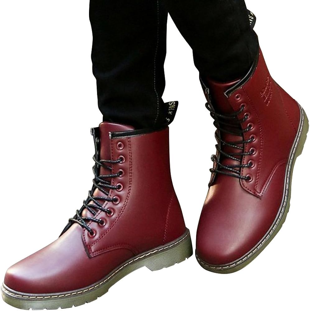 Amazon ブーツ メンズ ハイカットブーツ ショートブーツ 靴 シューズ メンズファッション 編み上げ レースアップ カジュアル カジュアル ブーツ ブーツ