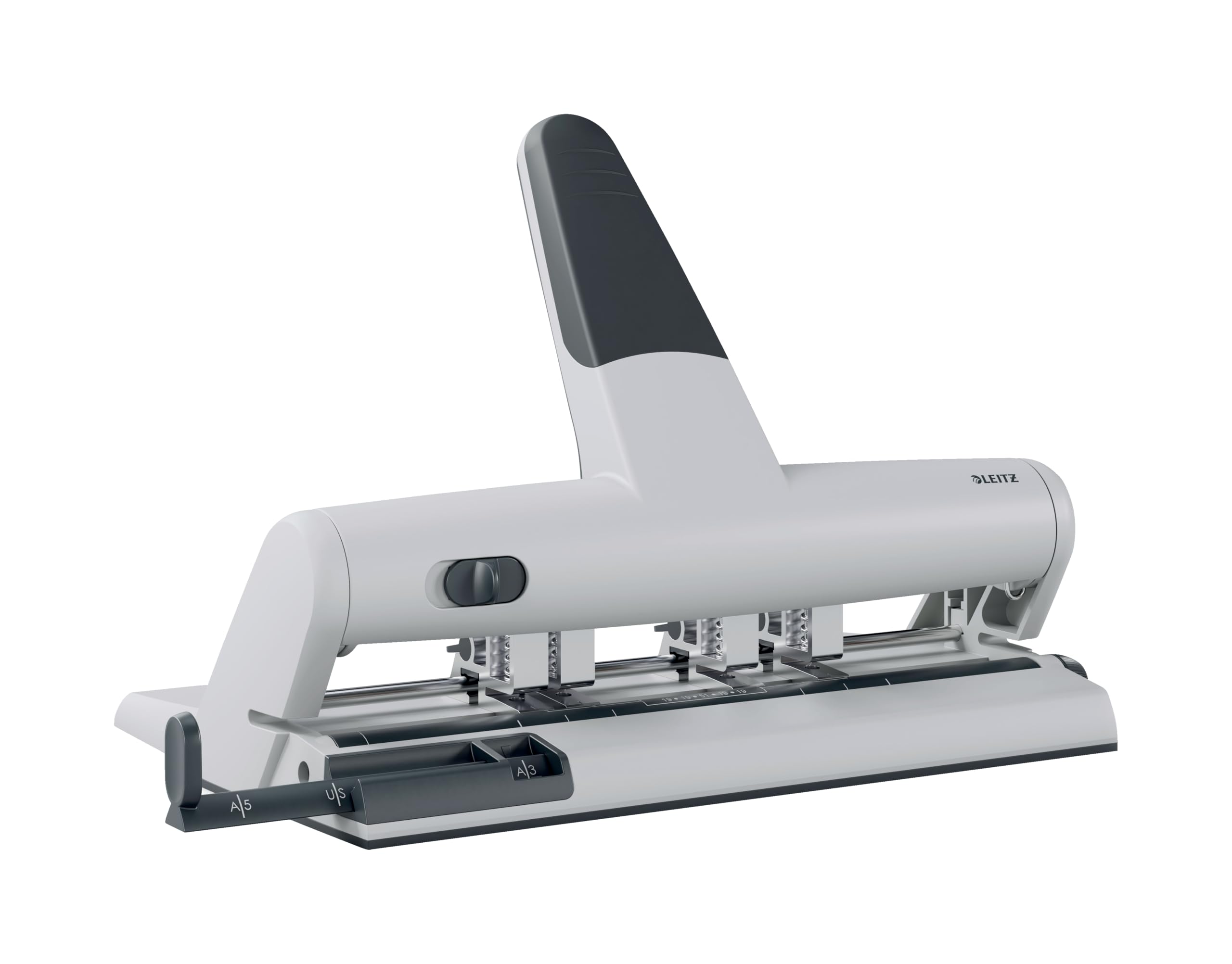 Leitz 51140184 Adjustable Hole Punch, up to 6 Hole punching, 30 Sheets, Metal, AKTO, 51140084 - Silver