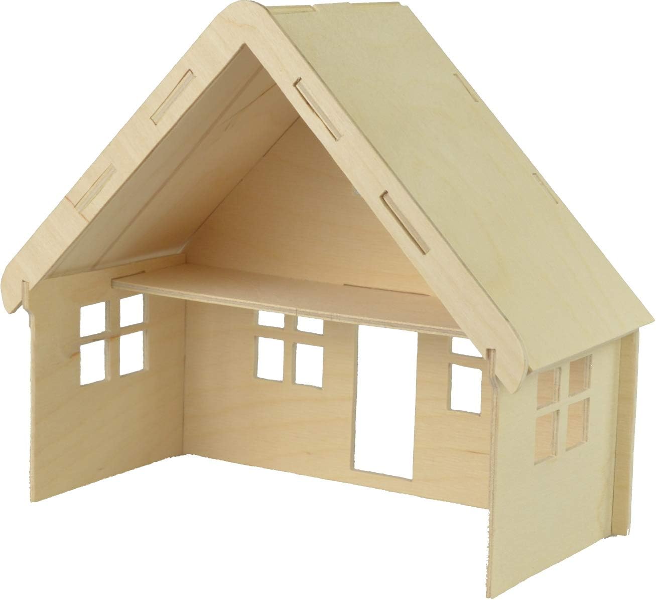 Pebaro 880/1 Wooden 3D Puzzle Dollhouse Small